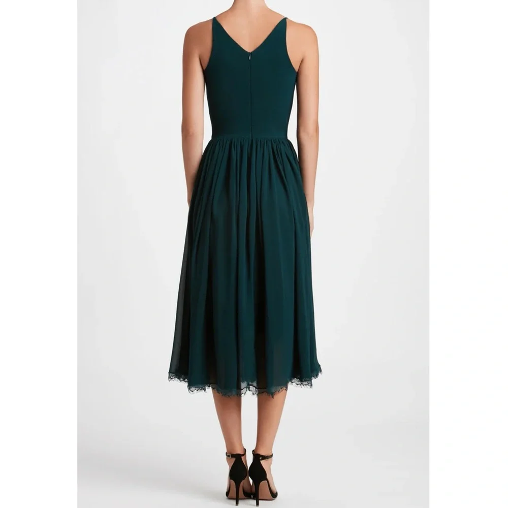 Dress The Population Alicia Dress Pine Green Size XL - Picture 4 of 11